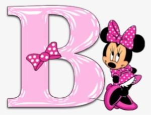 Letter Clipart Minnie Mouse - Minnie Mouse Pink Alphabet