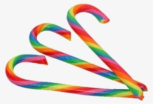 N1ghtcrawlers - Rainbow Candy Cane Png