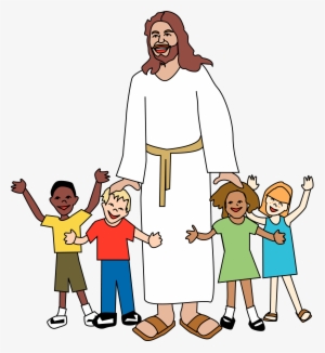 Jesus With Children Clipart At Getdrawings - God With Children Clip Art