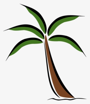 Palm Tree Silhouette Clipart Free Clip Art Images - Tropical Palm Tree Clipart