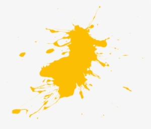 All New Png Brush Effects Part - Yellow Paint Splatter Png