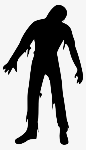 Png File - Zombie Silhouette