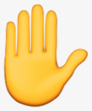 Single Hand - Transparent Background Hand Emoji