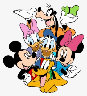 Clipart Friends Minnie Mouse - Mickey Mouse And Friends Transparent PNG ...
