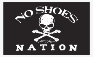 Kenny Chesney No Shoes Nation Black Flag-3' X 5' Large - No Shoes Nation Flag