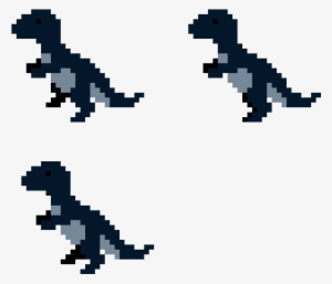 Small T-rex - T Rex Pixel Art