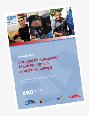 A Model For Successful Māori Learners In Workplace - Flyer