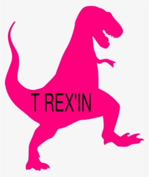 Cute T Rex Silhouette - Mamasaurus Rex Journal