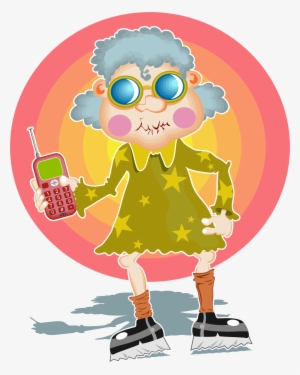 This Free Icons Png Design Of Groovy Granny