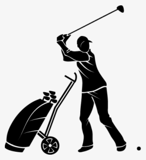 Professional Golfer Silhouette Decal - Golf Vector