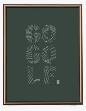 Go Golf Giclée Print - Bronze