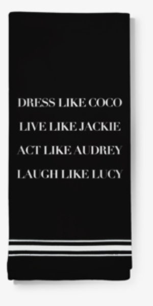 Towel- Dress Like Coco