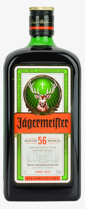 engraved text on a bottle of personalised jagermeister