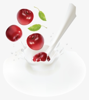 Cherry Png Image - Yogurt Vector