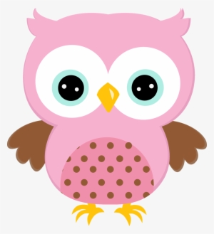 Cherry Clipart Pink Owl, Baby Quilts, Owl Png, Owl - Buho En Dibujos Animados