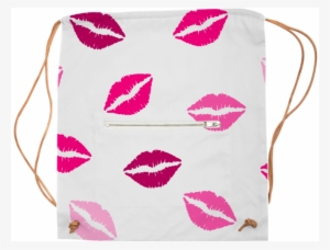 Sports Bag Pink Lips Kiss Love $65 - Book Your Next Makeup Appointment
