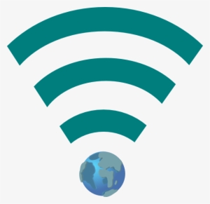 How To Set Use Green Wifi Link With Earth Icon Png - Broadcast Signal