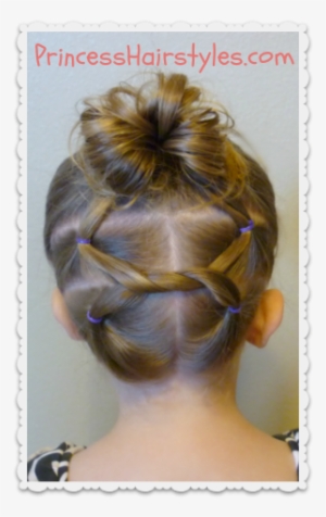 "shoelace Knot" Bun Gymnastics Hairstyle - Hairstyle