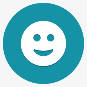 Smiley Face Icon - Education Logo Png Blue