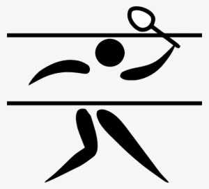 Olympic Games Clipart Sport Logo - Badminton Olympic Pictogram