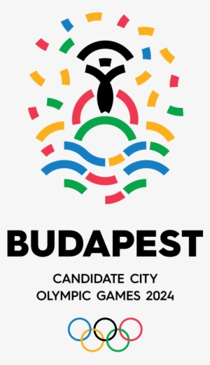 602px-official Logo Of Budapest 2024 Summer Olympics - Olympic Games Logo 2024
