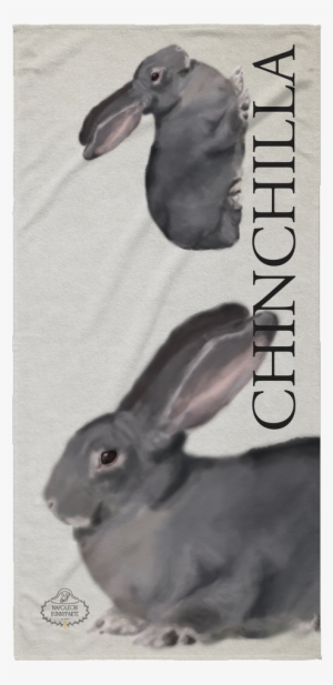 Chinchilla Rabbit Beach Towel - No5 Chambers