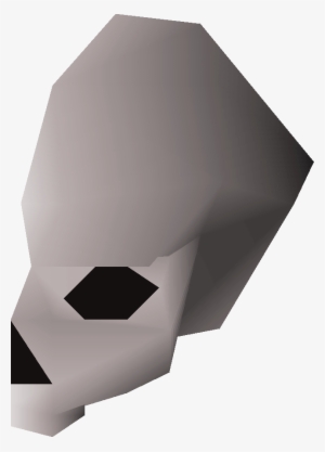 Right Skull Half Detail - Origami Paper