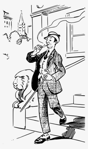This Free Icons Png Design Of Man Smoking