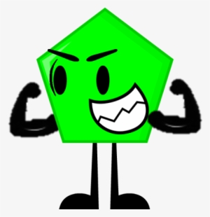 Green Pentagon Poster Pose - Inanimate Objects 3 Green Pentagon