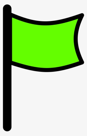 Open - Green Flag Sprite Png