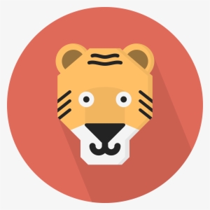 Open - Tiger Icon Flat