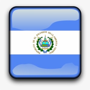 This Free Clipart Png Design Of Flag Of El Salvador - Salvador Flag