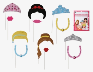 12 Photo Booth Props - Princess Hen Party Photo Props