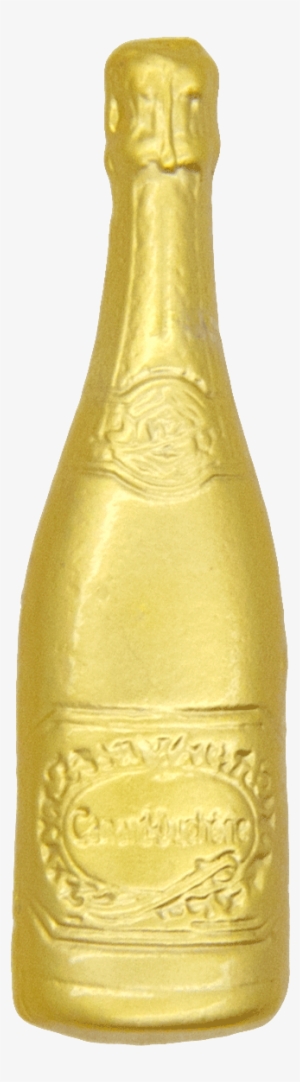 Champagne Bottle Pin, Gold - Champagne