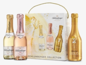 Schlumberger Sparkling Brut, Rosé And Gold Secco Family - Glass Bottle