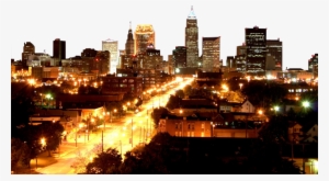 City Of Cleveland Skyline At Night