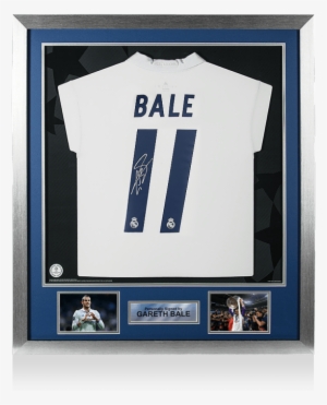 Skip To The End Of The Images Gallery - Gareth Bale Official Uefa Champions League Back Autographed