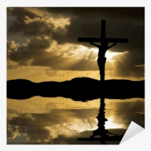 Jesus Christ Crucifixion On Good Friday Silhouette - Les Sacrements: La Croisée Des Chemins De Dieu Et Des