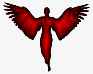 This Free Icons Png Design Of Angel Silhouette Crimson