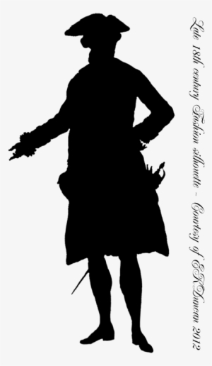 Fashion Silhouette Png Download - 18th Century Man Silhouette