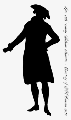 Fashion Silhouette Png Download - 18th Century Man Silhouette