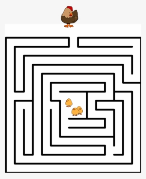 Open - Labyrinth Maze Drawing