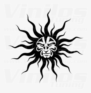 tribal sun - vinilostuning - - sun tribal vector