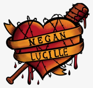 Bloody Love Bloody Love - Negan Lucille Blood Heart The Walking Dead T-shirts