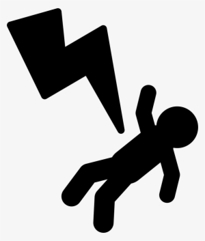 Electrocution Risk Sign Comments - Electrocution Icon