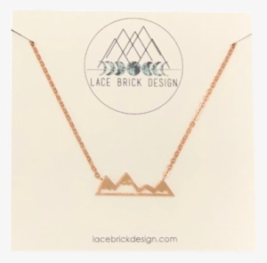 Mountain Alpine Necklace - Chain