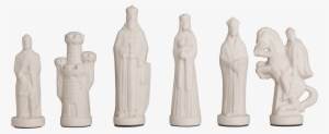 The Camelot Series Luxury Porcelain Chess Set - Statue