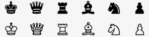 Chess Piece White And Black In Chess King Clip Art - Chess Pieces Black And White