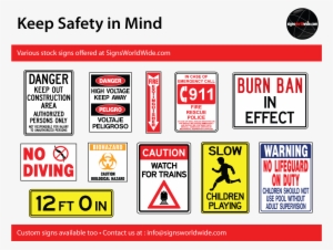 Sww Safety Signs - Safety