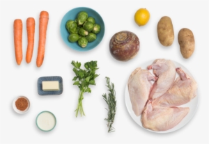 Roasted Chicken & Root Vegetables With Potato-rutabaga - Ingredients For Roasted Chicken